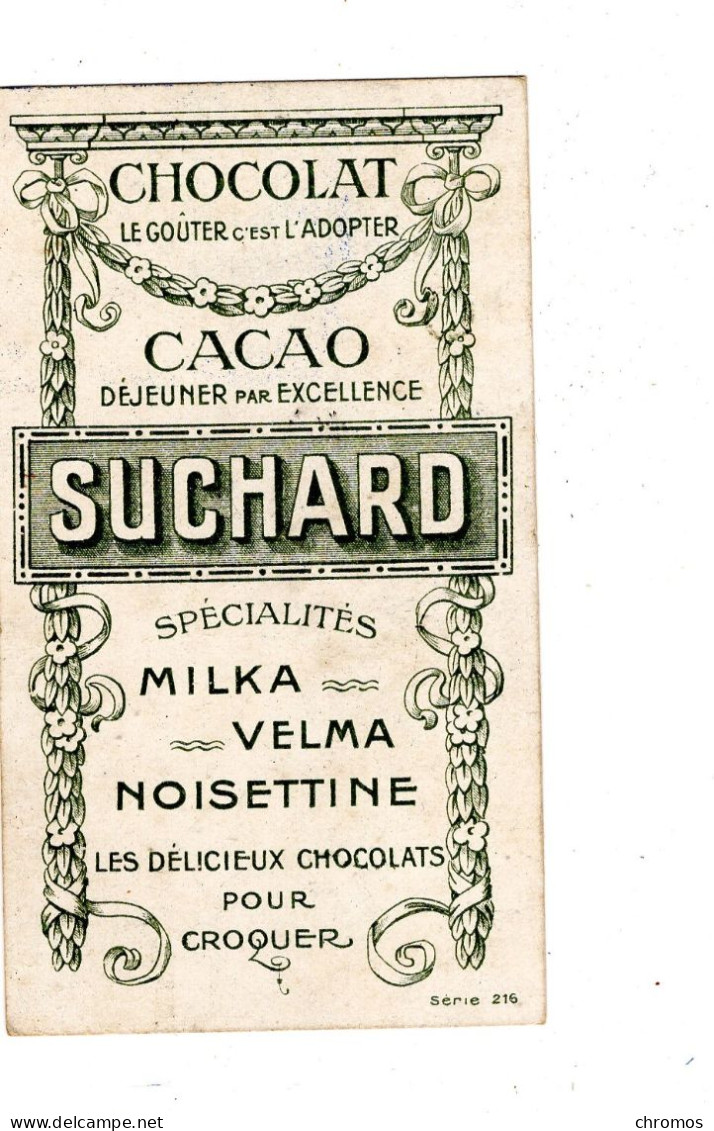 Chromo Chocolat Suchard, S 216 / 8, Chanson - Suchard