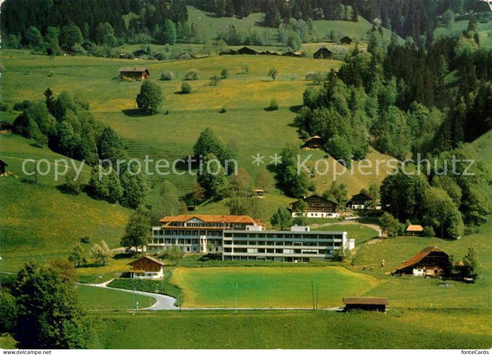 13042458 Erlenbach Simmental Spital Fliegeraufnahme Erlenbach Im Simmental - Sonstige & Ohne Zuordnung