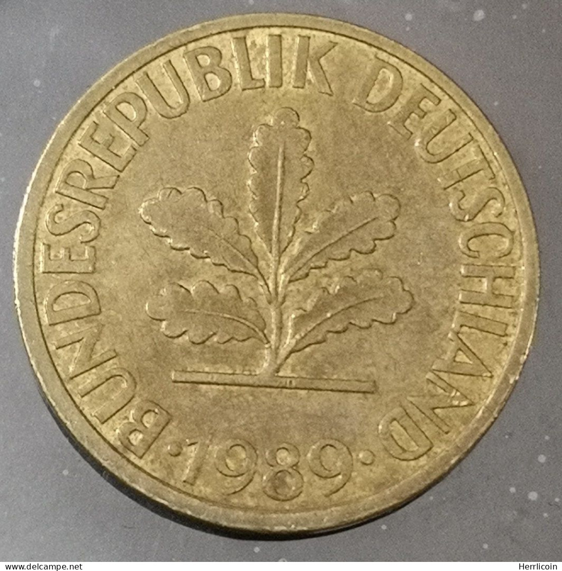 Monnaie Allemagne - 1989 D - 10 Pfennig - 10 Pfennig