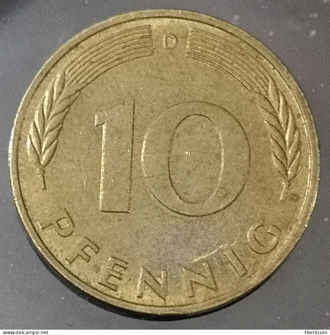 Monnaie Allemagne - 1989 D - 10 Pfennig - 10 Pfennig