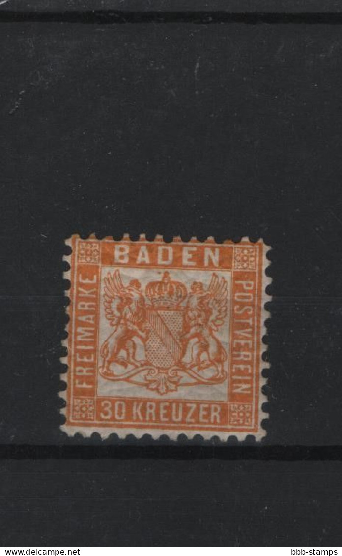 Baden Michel Kat.Nr. Falz/* 22 - Mint