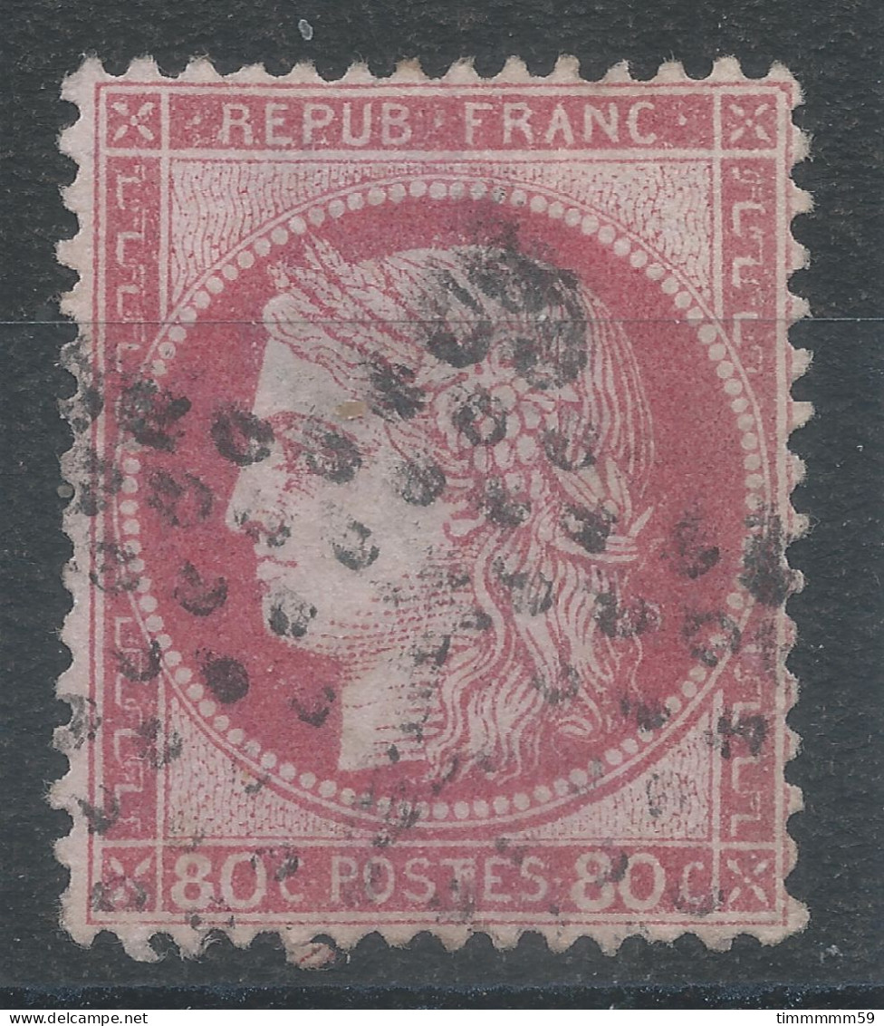 Lot N°82840   Variété/n°57, Oblitéré étoile Chiffrée 1 De PARIS "Pl. De La Bourse", T De POSTES, Léger Clair - 1871-1875 Cérès