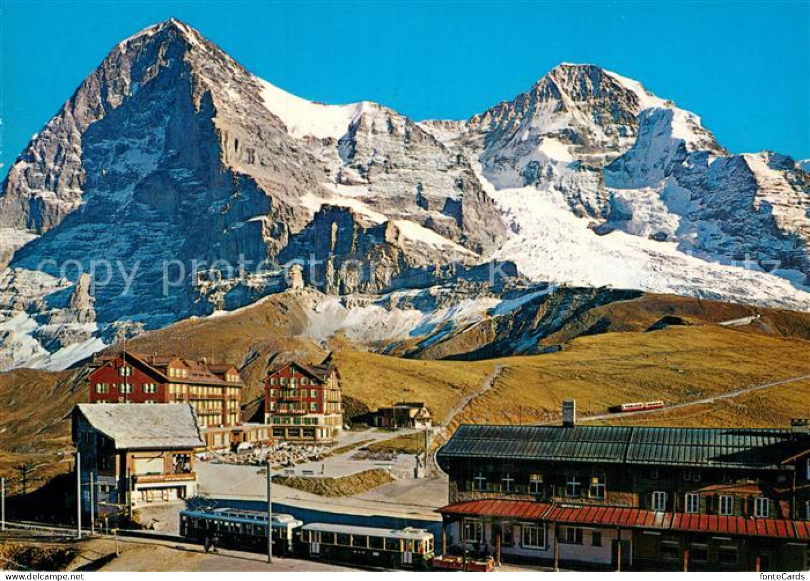 13040713 Kleine Scheidegg Interlaken Eiger Moench Bergbahn Kleine Scheidegg - Sonstige & Ohne Zuordnung