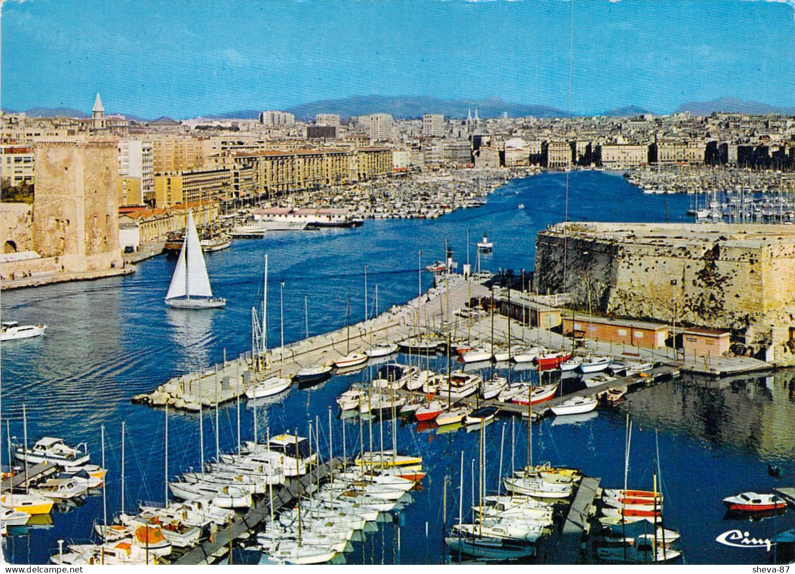 13 - Marseille - Le Fort Saint Jean - Le Vieux Port - Vecchio Porto (Vieux-Port), Saint Victor, Le Panier