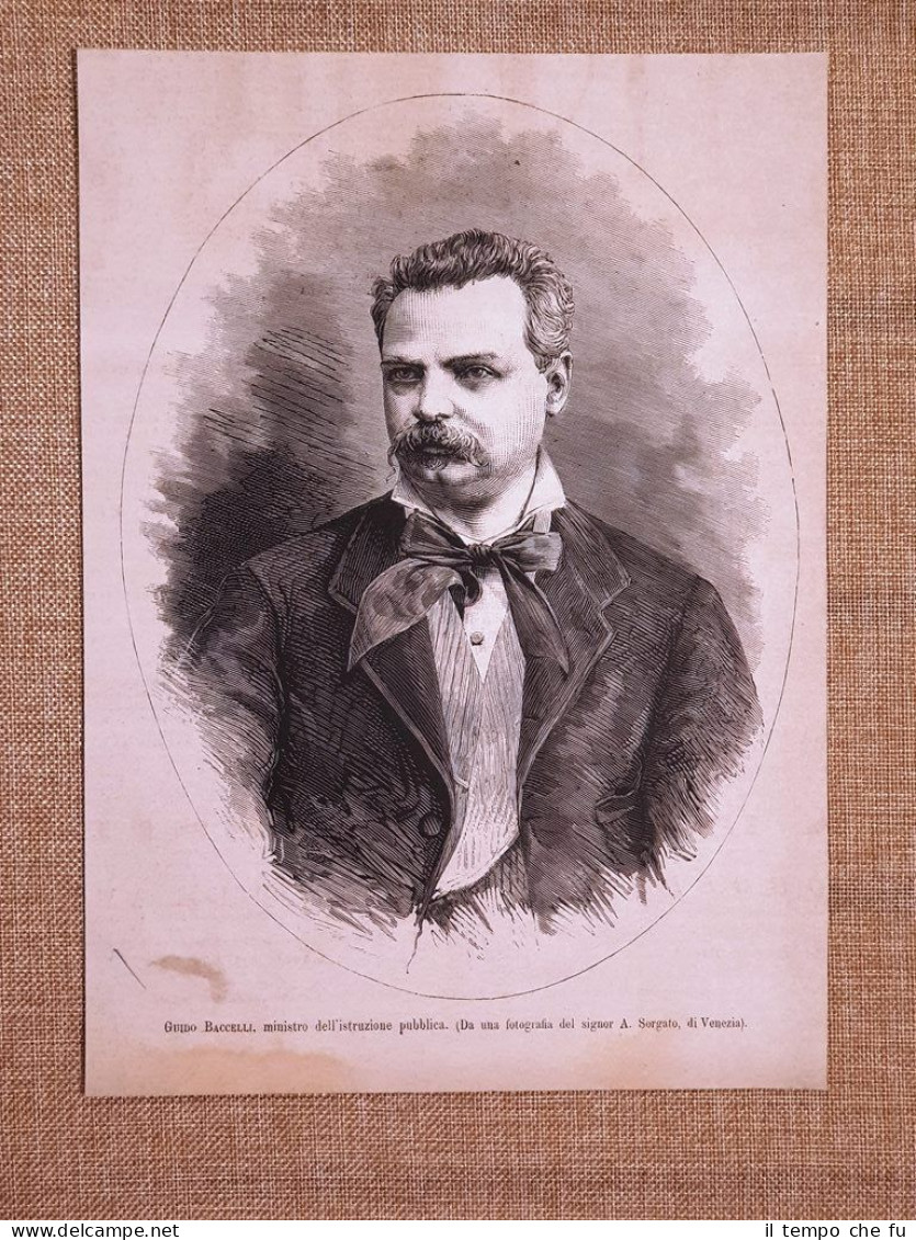 Guido Baccelli Nel 1881 Roma, 25 Novembre 1830 – 10 Gennaio 1916 Ministro - Avant 1900