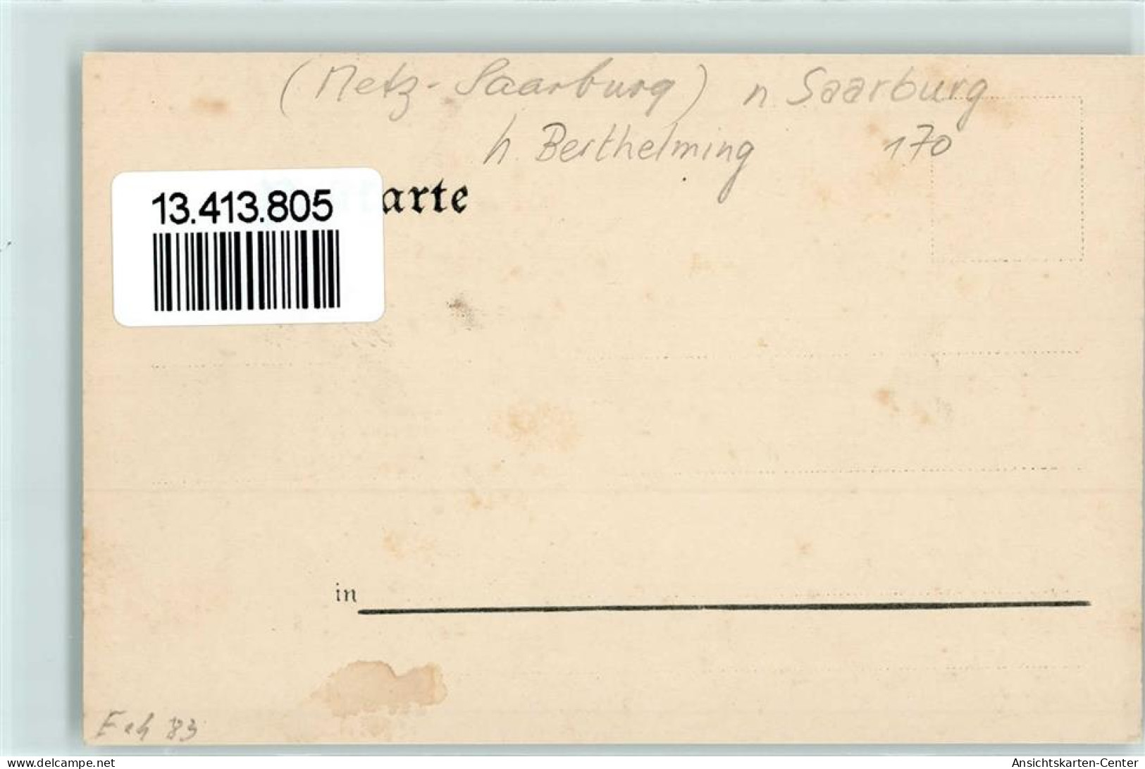 13413805 - Berthelming - Autres & Non Classés