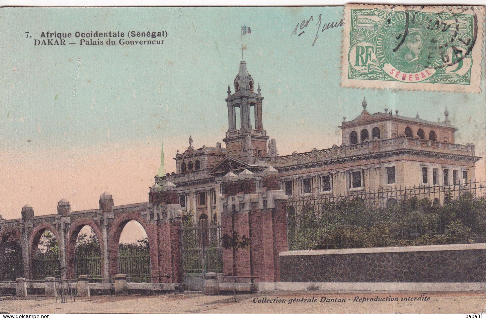 DAKAR  - Palais Du Gouverneur - Sénégal