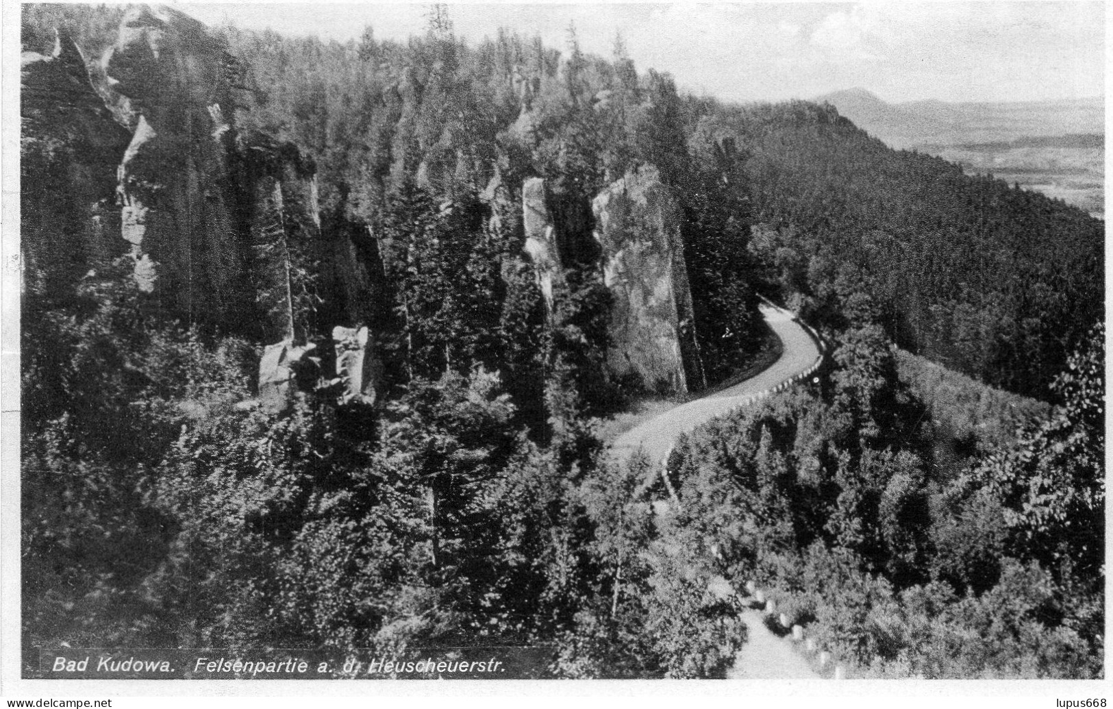 Bei Bad Kudowa- Zdrój, Felsformation An Der Heuscheuerstraße - Polen