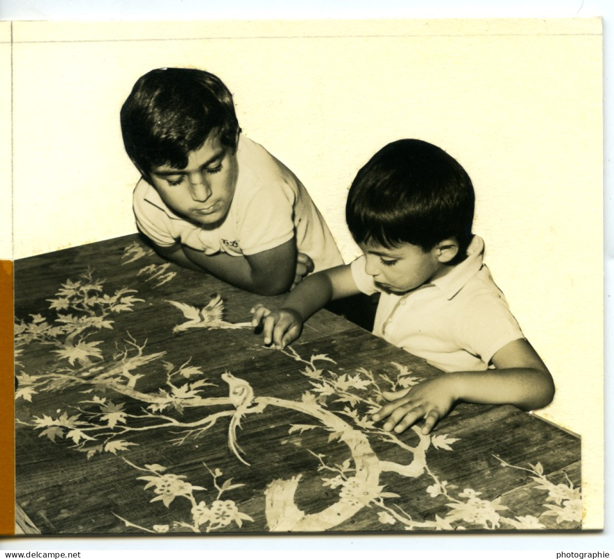 Iran Djafar Le Petit Iranien Ancienne Photo Découpée Et Montée Darbois 1968 - Autres & Non Classés