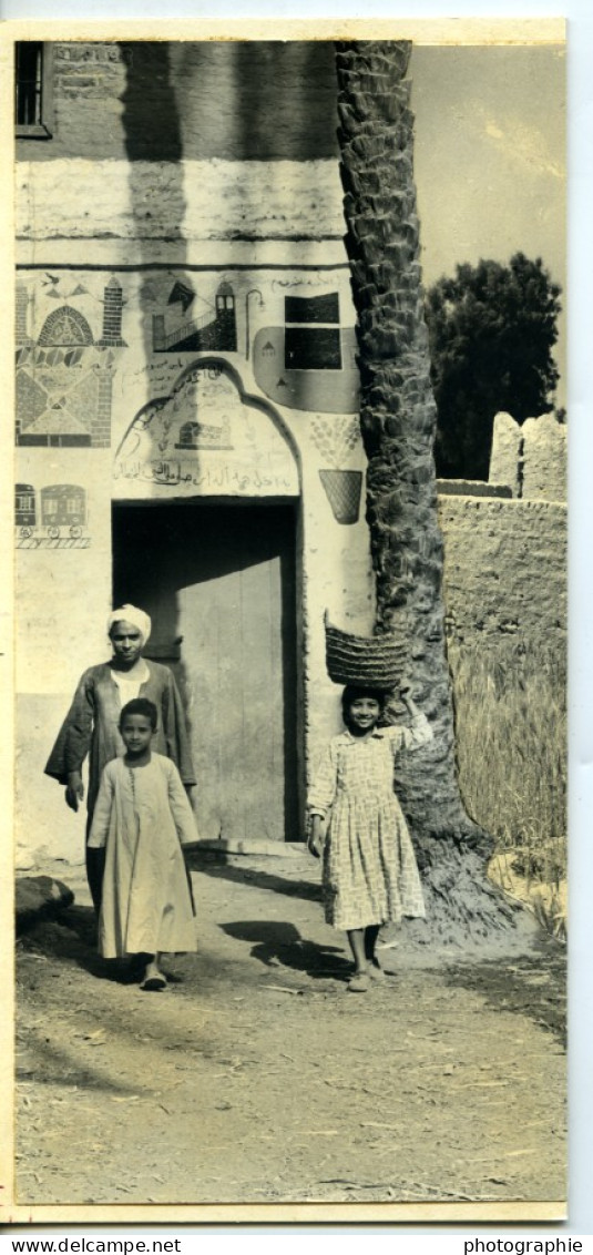 Eggypte Faouzi Le Petit Egyptien Ancienne Photo Découpée Photomontage Darbois 1965 - Afrique