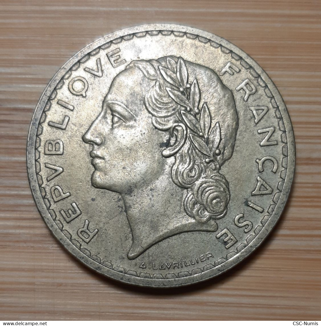 (N-0066) - IIIème République -  5 Francs 1940 – QUALITÉ - 5 Francs