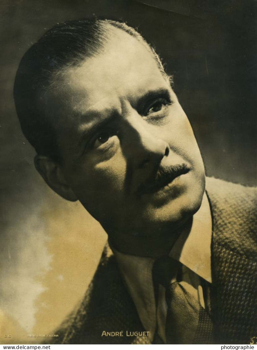 France Portrait Acteur André Luguet Ancienne Photo Pathé 1940 - Célébrités