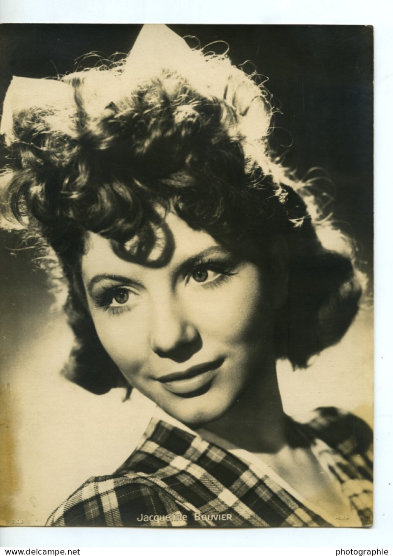 France Portrait Actrice Jacqueline Bouvier Pagnol Ancienne Photo Pathé 1940's - Célébrités