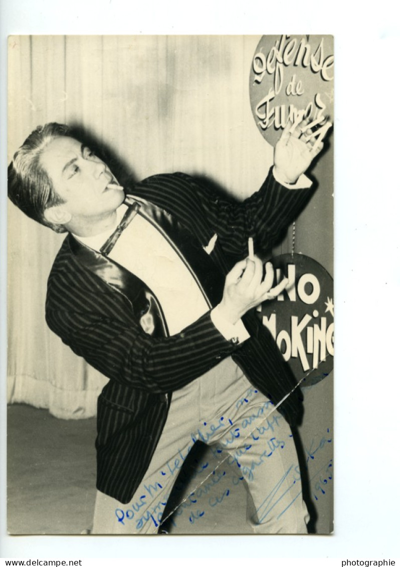 France Angouleme Zorka Portrait Magicien Illusioniste Ancienne Photo Autographe 1965 - Famous People