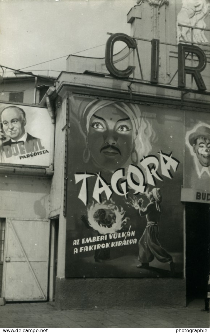 Hongrie Tagora Magicien Illusioniste Cirque Ancienne Photo 1958 - Célébrités