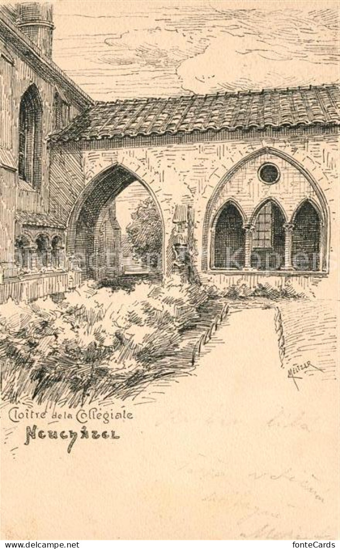 13038673 Neuchatel NE Cloitre De La Collegiale Neuchatel - Andere & Zonder Classificatie