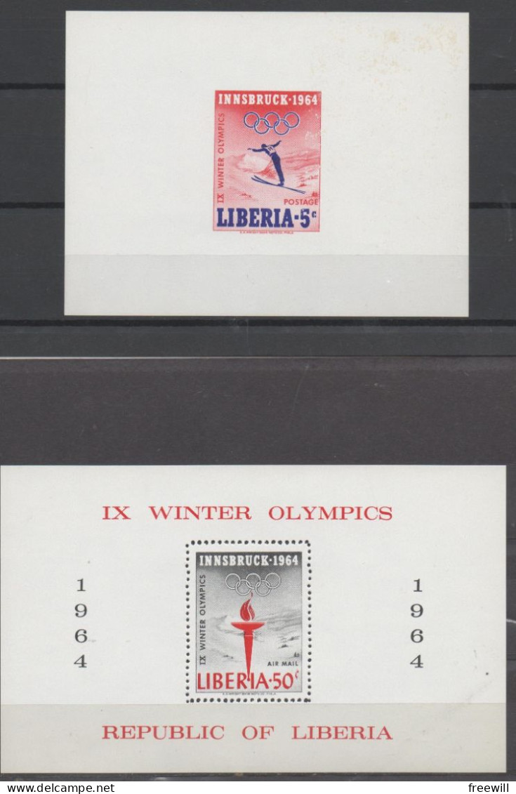 Liberia Jeux Olympiques D' Hiver 1964 XXX - Liberia