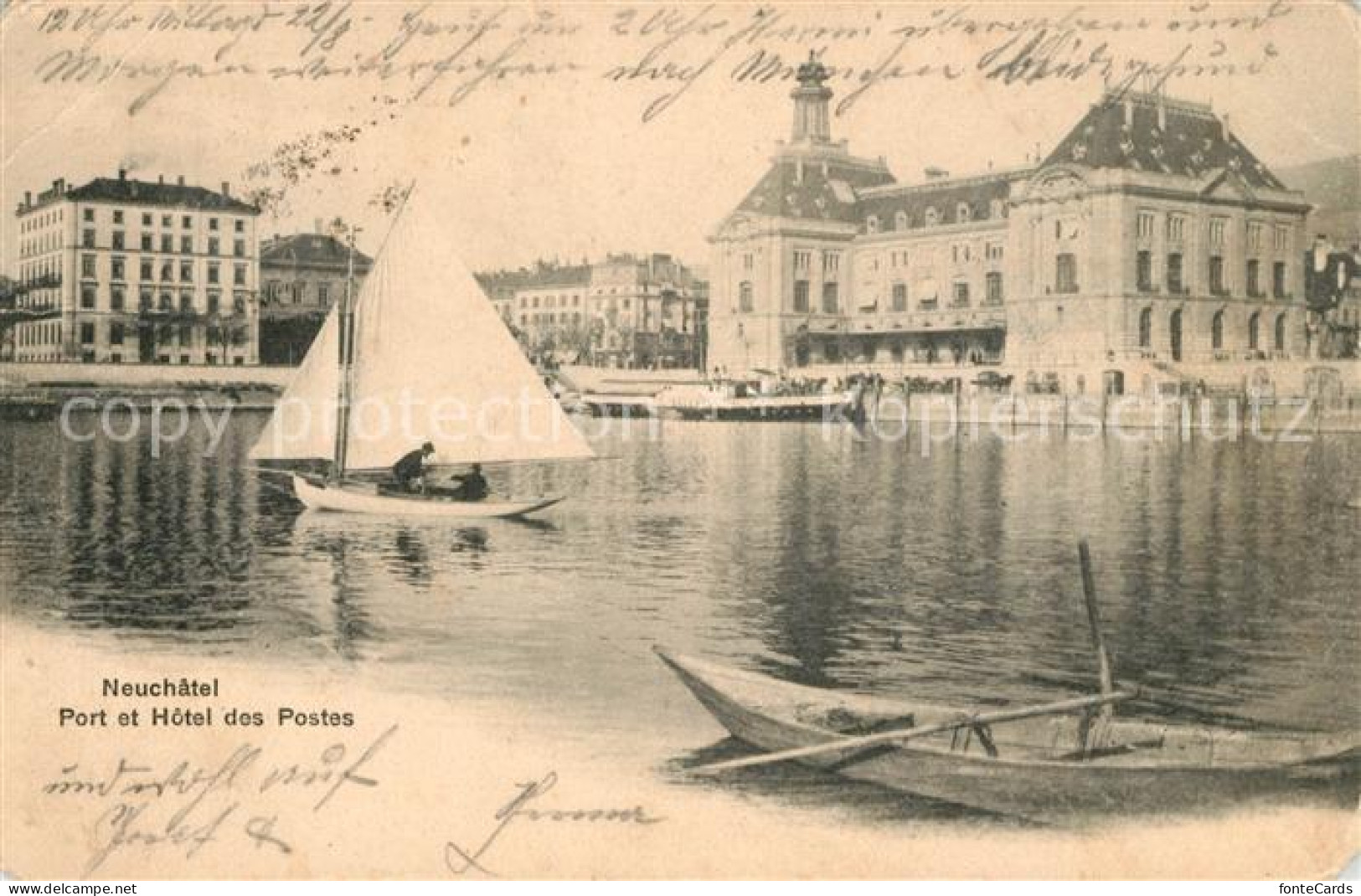 13038652 Neuchatel NE Port Et Hotel Des Postes Neuchatel - Other & Unclassified