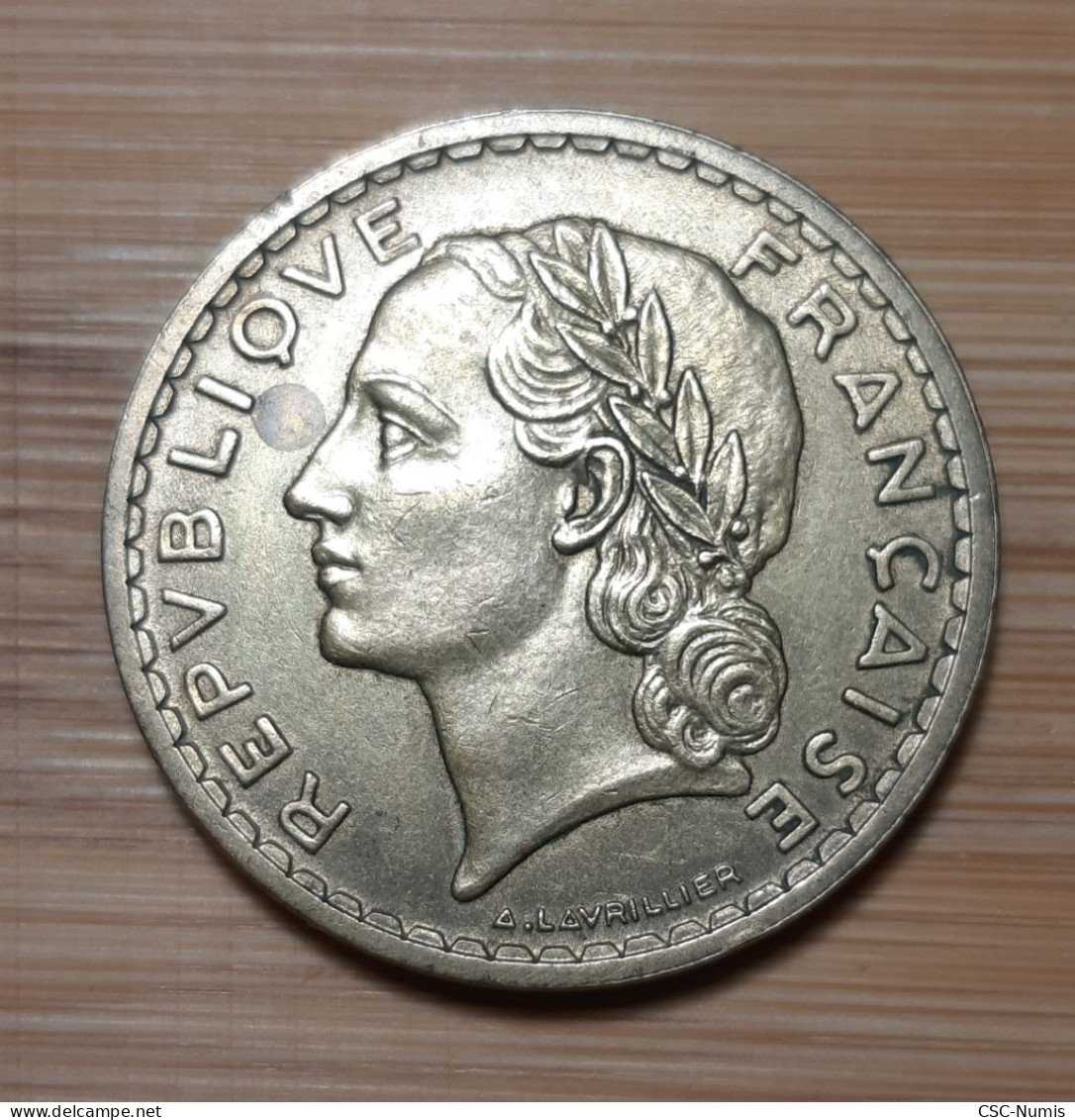 (N-0068) - IIIème République -  5 Francs 1940 – QUALITÉ - 5 Francs