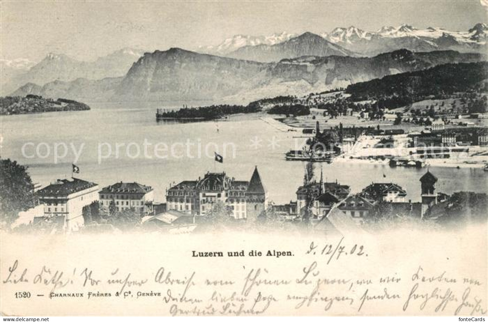13038641 Luzern LU Mit Den Alpen Luzern - Altri & Non Classificati