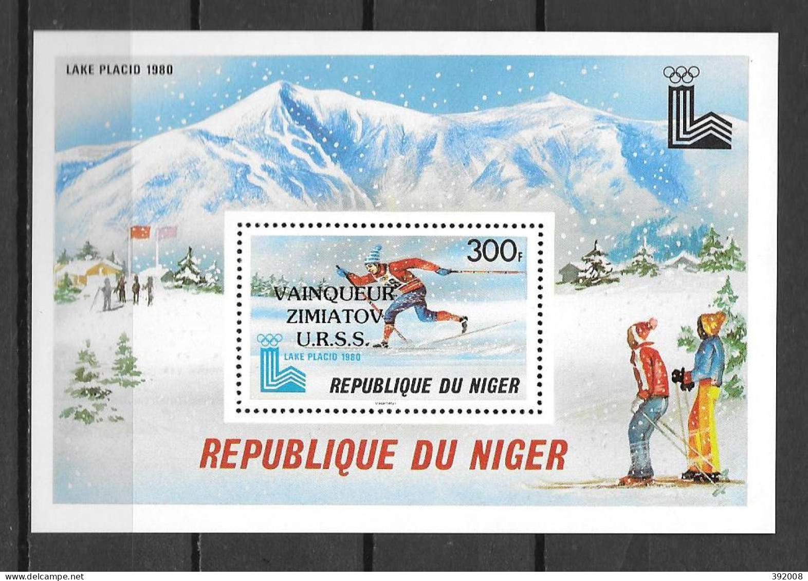 BF - 1980 - 29 **MNH - Jeux Olympiques De Lake Placd - 2 - Niger (1960-...)