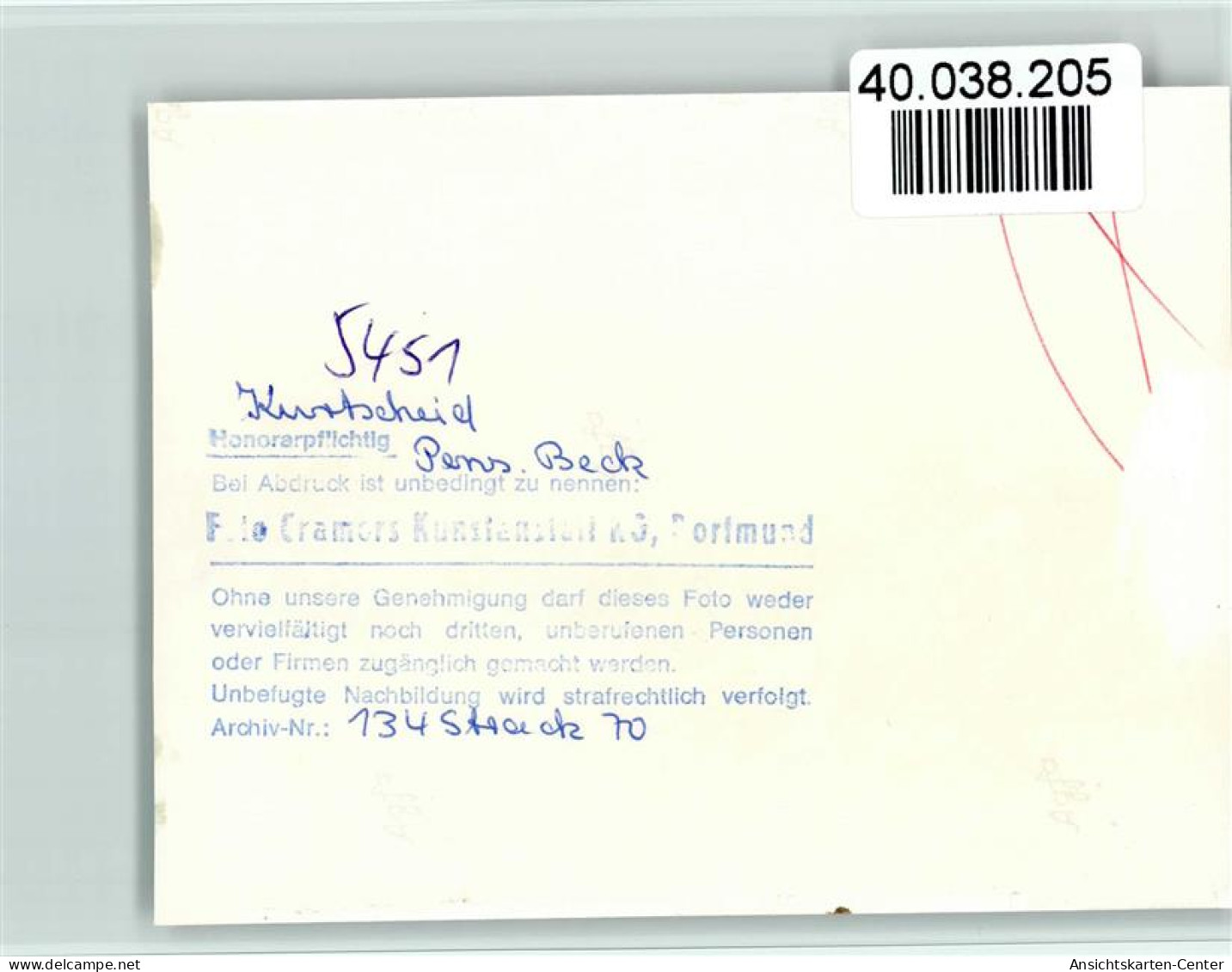 40038205 - Kurtscheid - Otros & Sin Clasificación