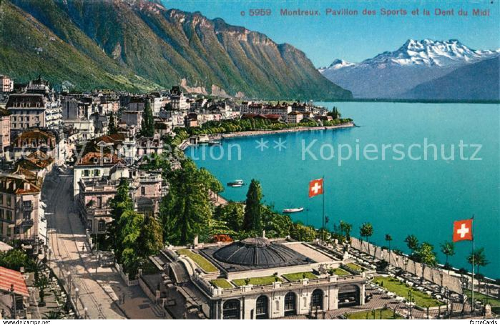 13038623 Montreux VD Pavillon Des Sport Et Dent Du Midi Montreux - Sonstige & Ohne Zuordnung