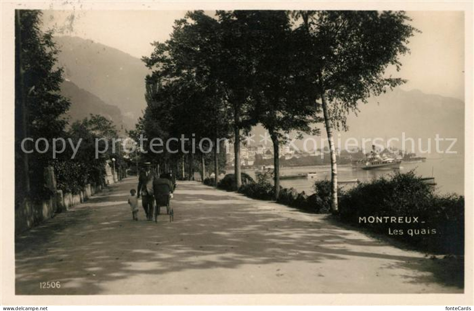 13038608 Montreux VD Les Quais Montreux - Autres & Non Classés