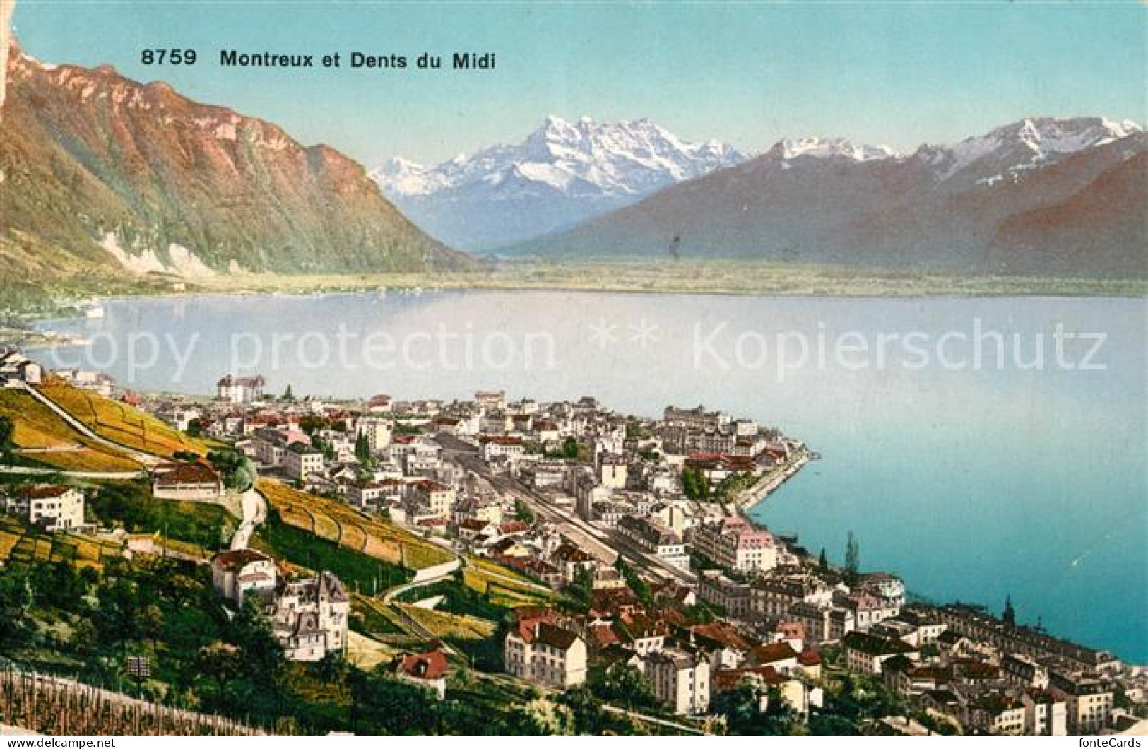 13038602 Montreux VD Et Dents Du Midi Montreux - Autres & Non Classés