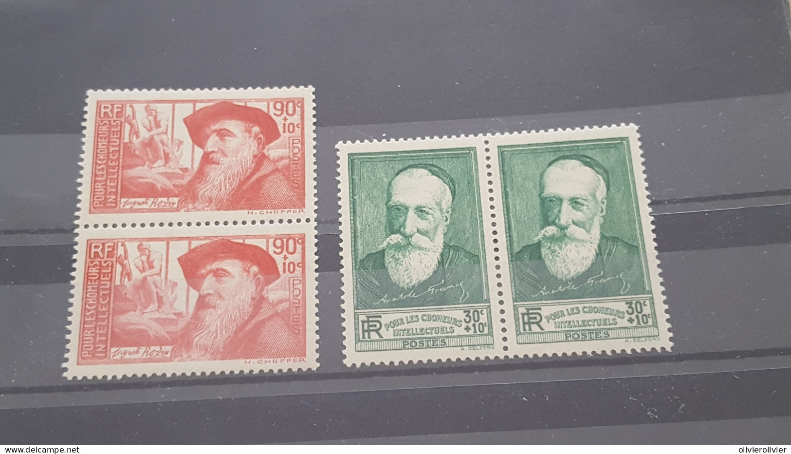 REF A2136 FRANCE NEUF** N°344/343 - Unused Stamps