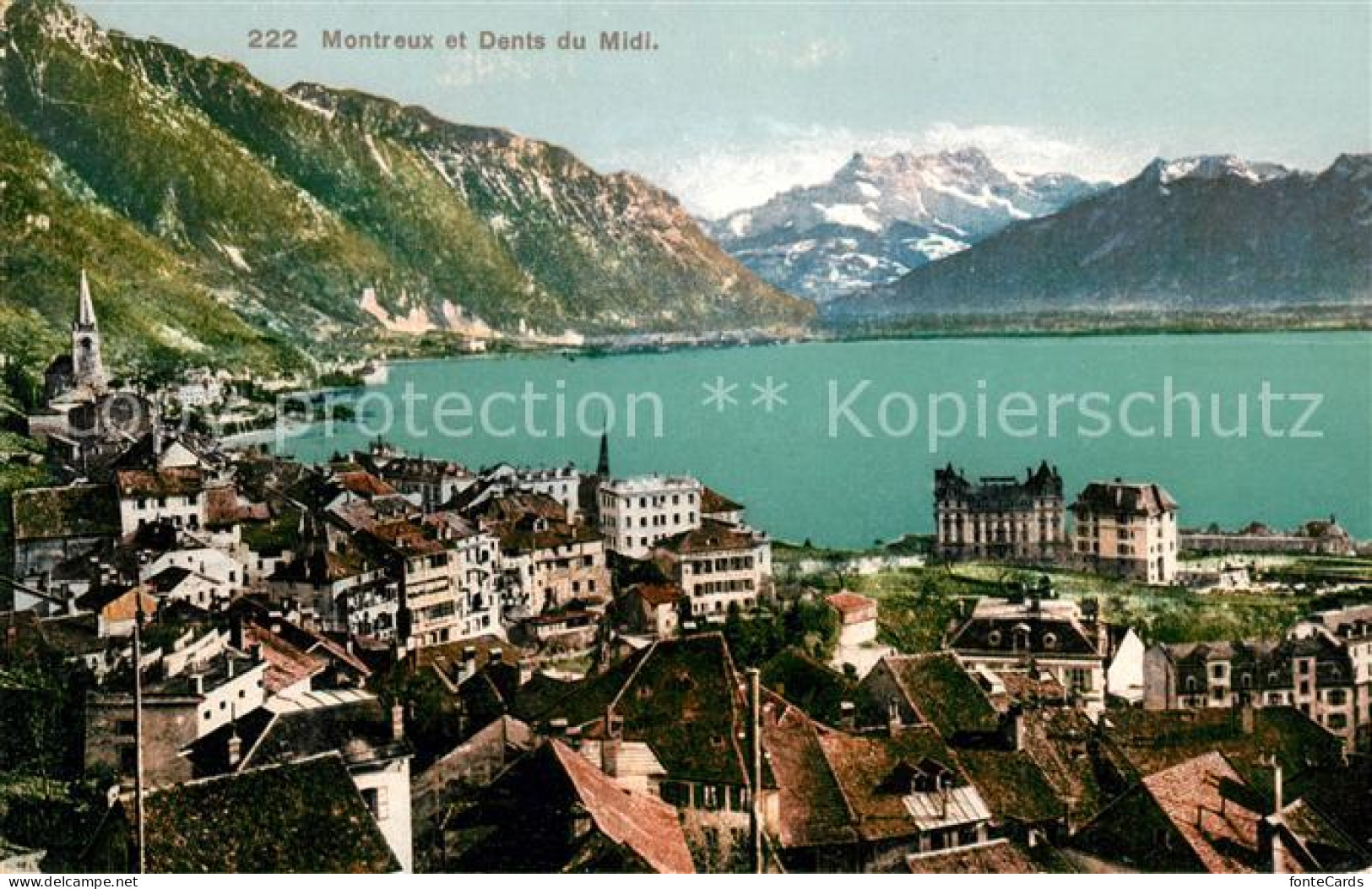 13038598 Montreux VD Et Dents Du Midi Montreux - Sonstige & Ohne Zuordnung