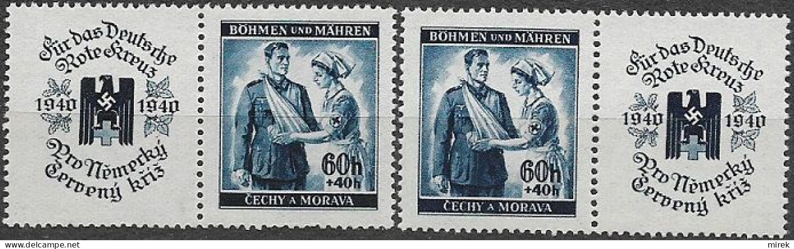 03/ Pof. 50, Stamps With Coupon - Ungebraucht