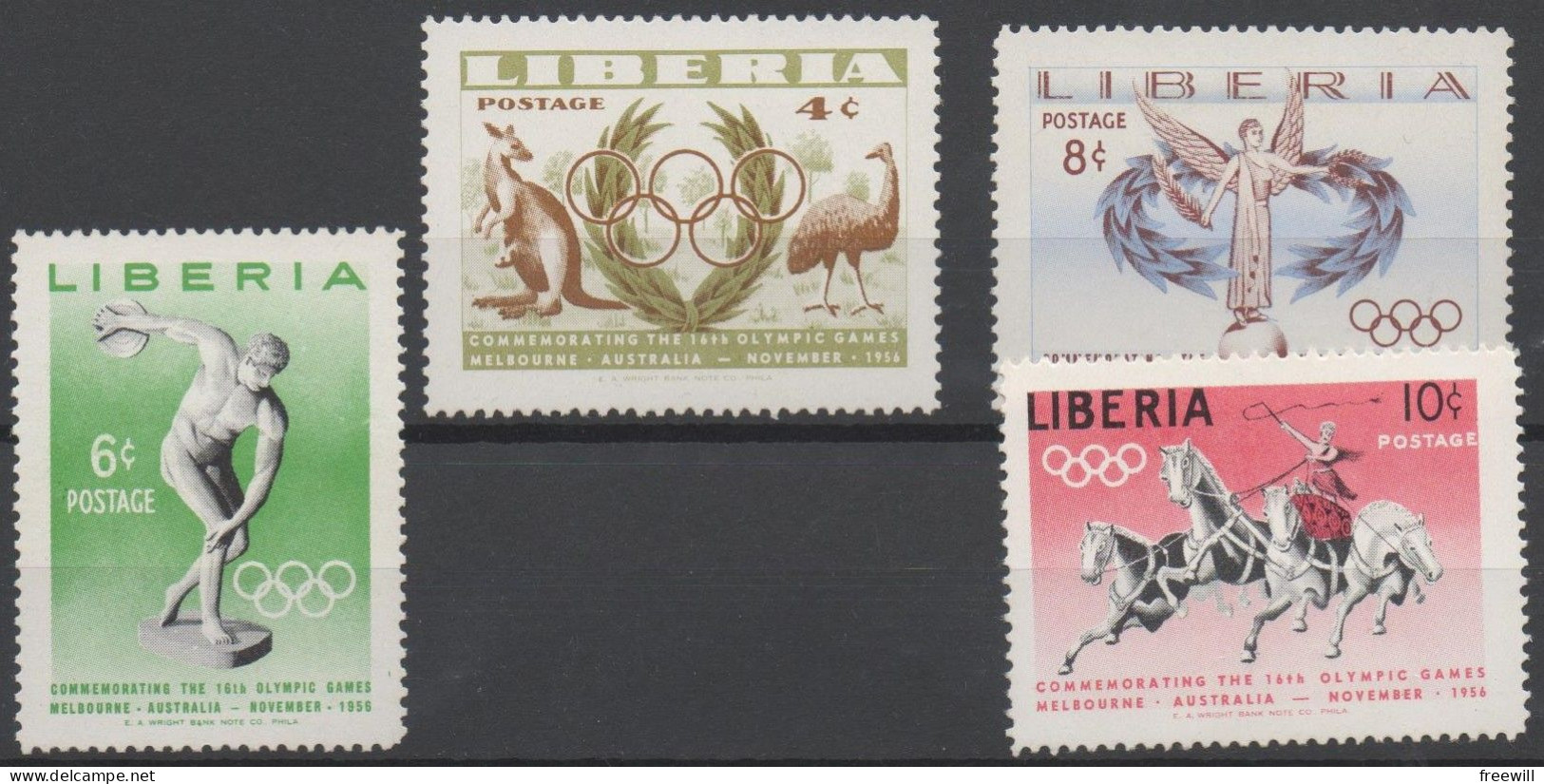 Liberia Jeux Olympiques De Melbourne 1956  XXX - Liberia