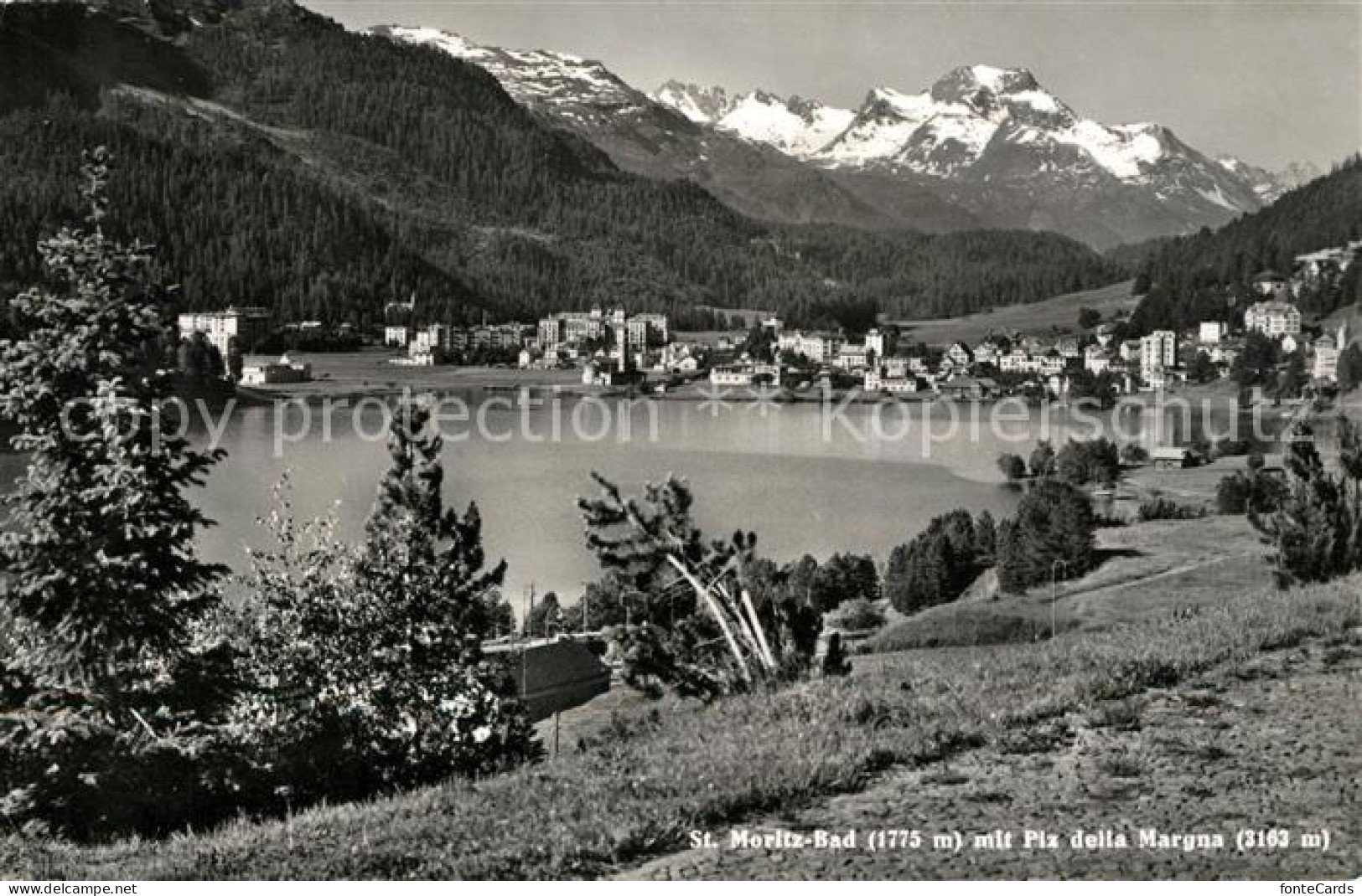 13038591 St Moritz Bad GR Mit Piz Della Margna St. Moritz - Other & Unclassified