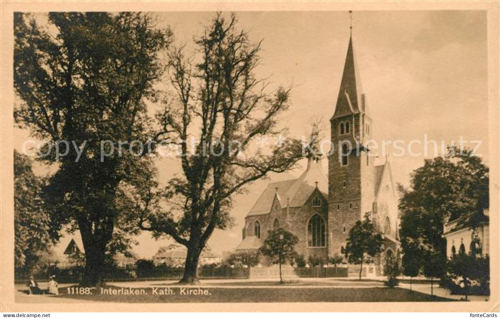 13038580 Interlaken BE Kath Kirche Interlaken - Andere & Zonder Classificatie