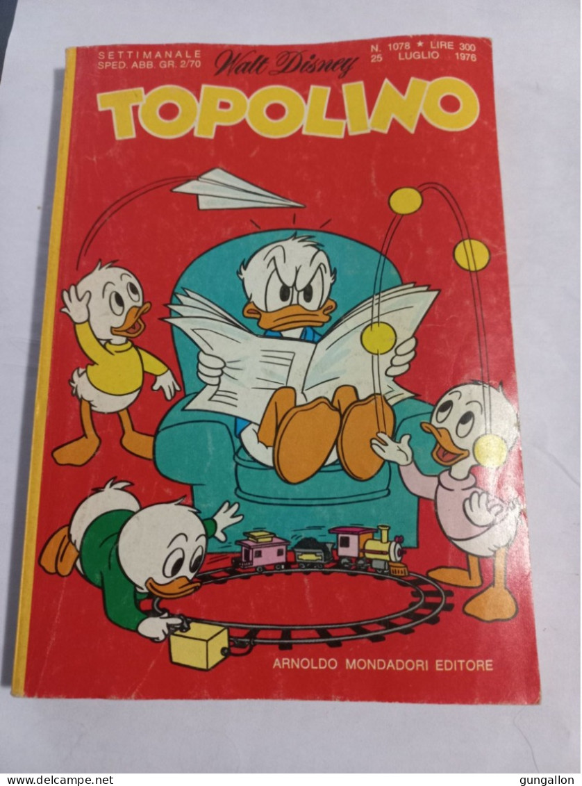 Topolino (Mondadori 1976) N. 1078 - Disney