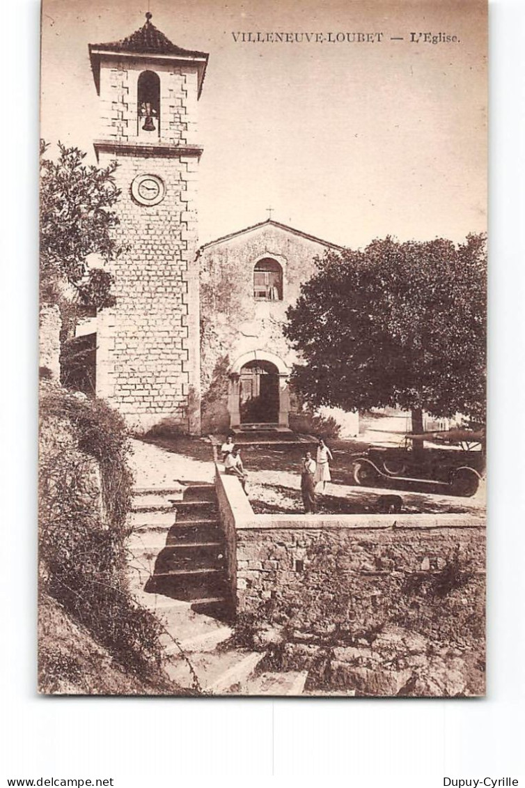 VILLENEUVE LOUBET - L'Eglise - Très Bon état - Andere & Zonder Classificatie