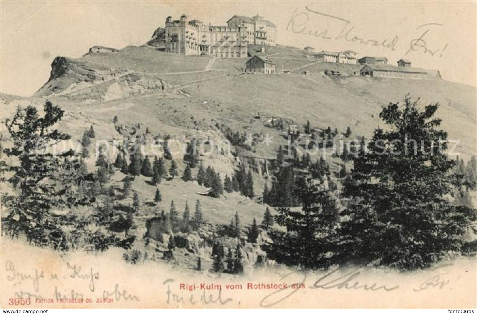 13037654 Rigi Kulm Blick Vom Rothstock Rigi Kulm - Andere & Zonder Classificatie