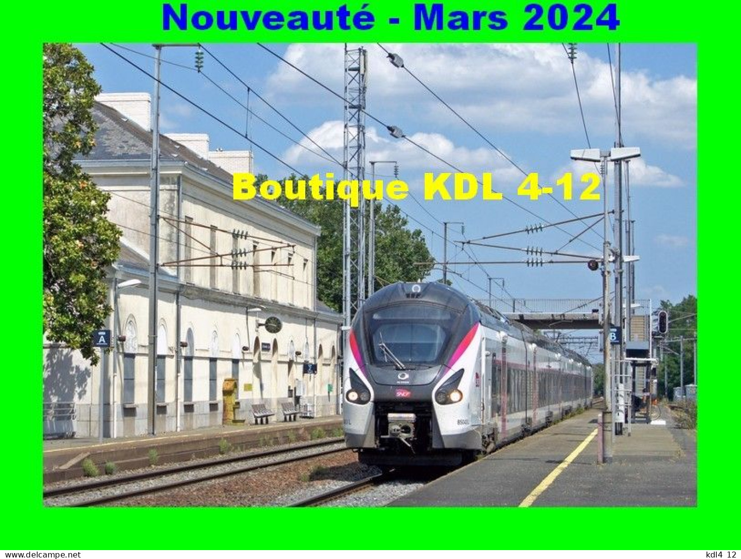 ACACF 860 - Automoteur B 85043 En Gare - LA POSSONIERE - Maine-et-Loire - SNCF - Gares - Avec Trains