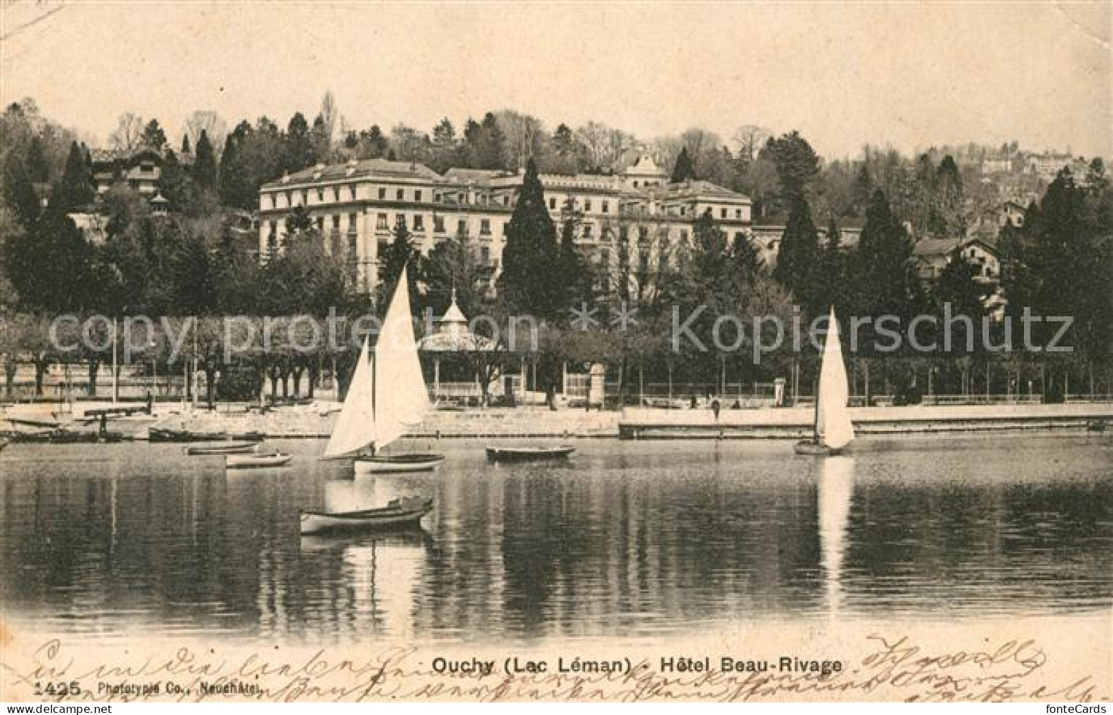 13037643 Ouchy Lac Leman Hotel Beau Rivage Ouchy - Sonstige & Ohne Zuordnung