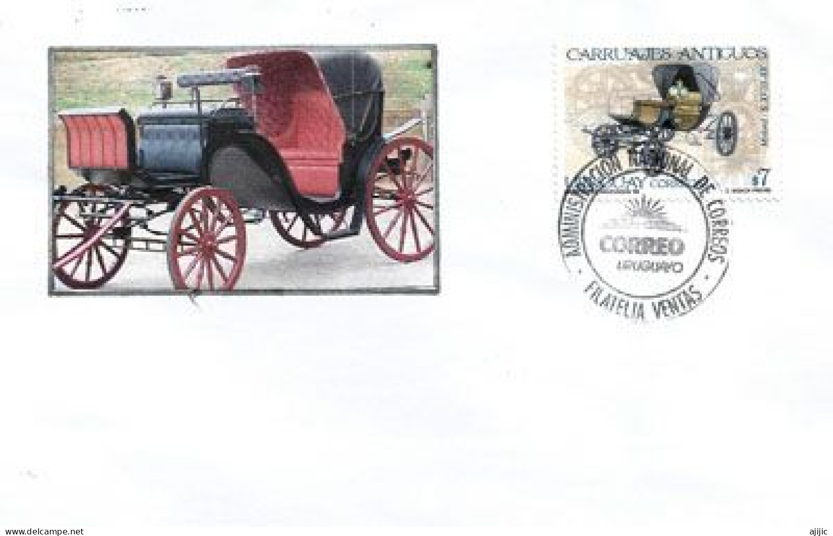 OLD CARRIAGES,  Mylord,  XVIII Century, Letter Montevideo, Uruguay - Postkoetsen