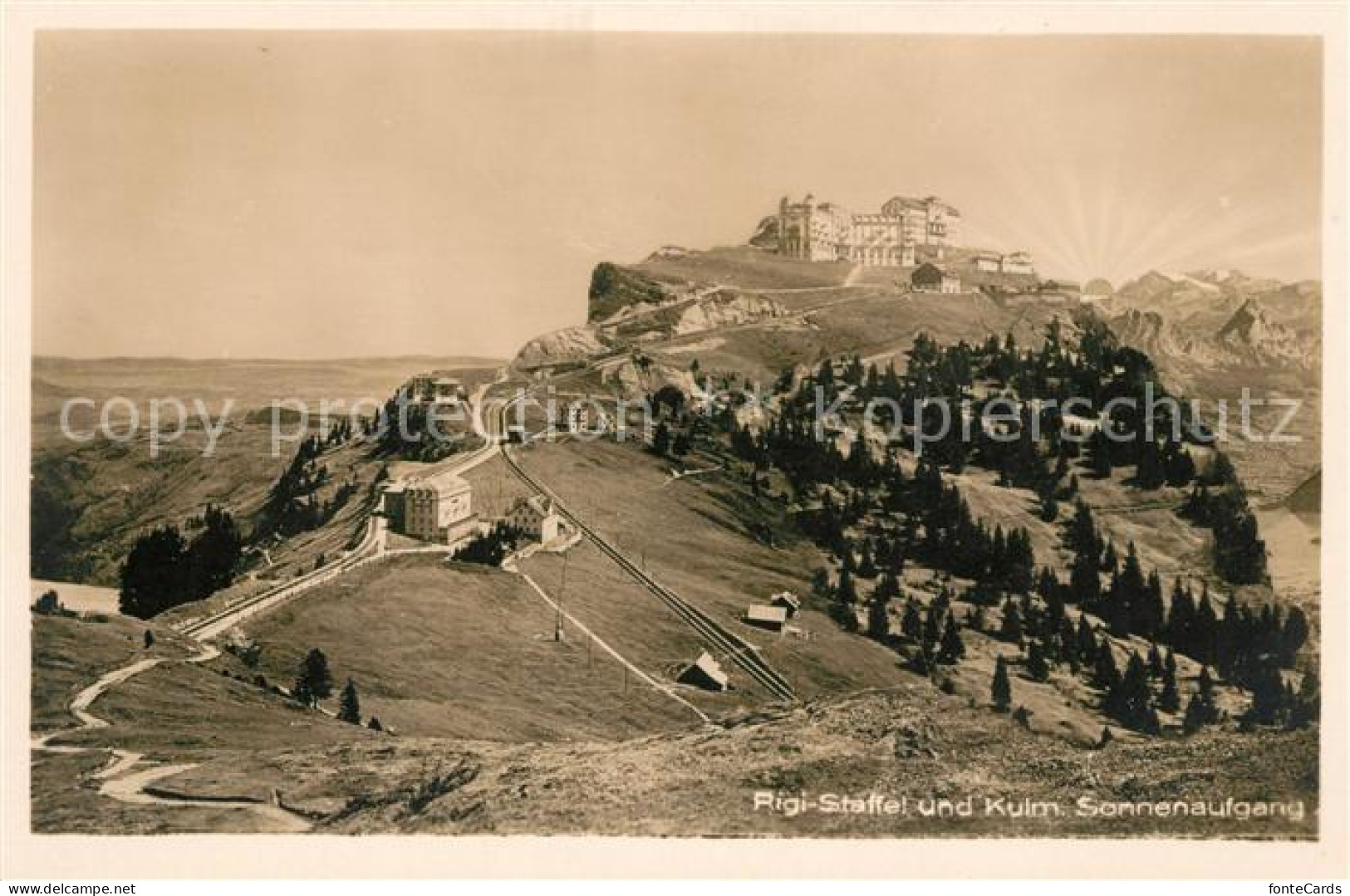 13037613 Rigi Staffel Und Kulm Panorama Rigi Staffel - Andere & Zonder Classificatie