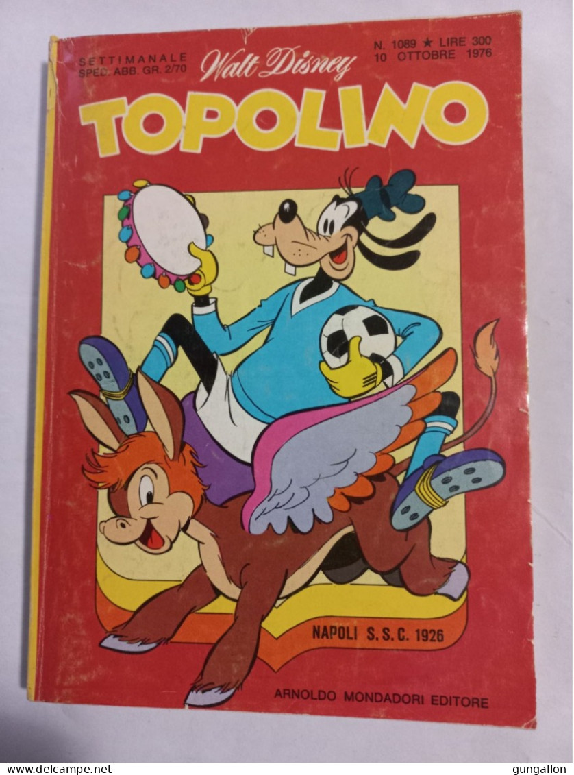 Topolino (Mondadori 1976) N. 1089 - Disney