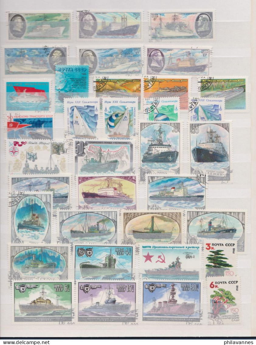 URSS, collection de timbres oblitérés dans classeur bleu ( SN24/79/001)