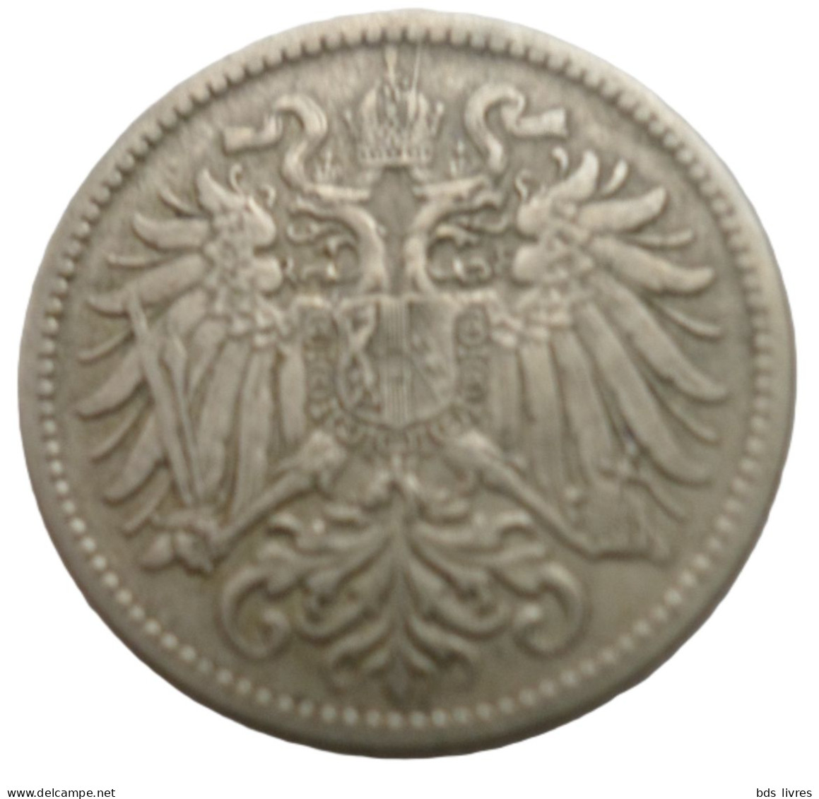 AUTRICHE -10 Heller Franz Joseph I Blason Avec Lion Et étoiles Année 1916 - Autriche
