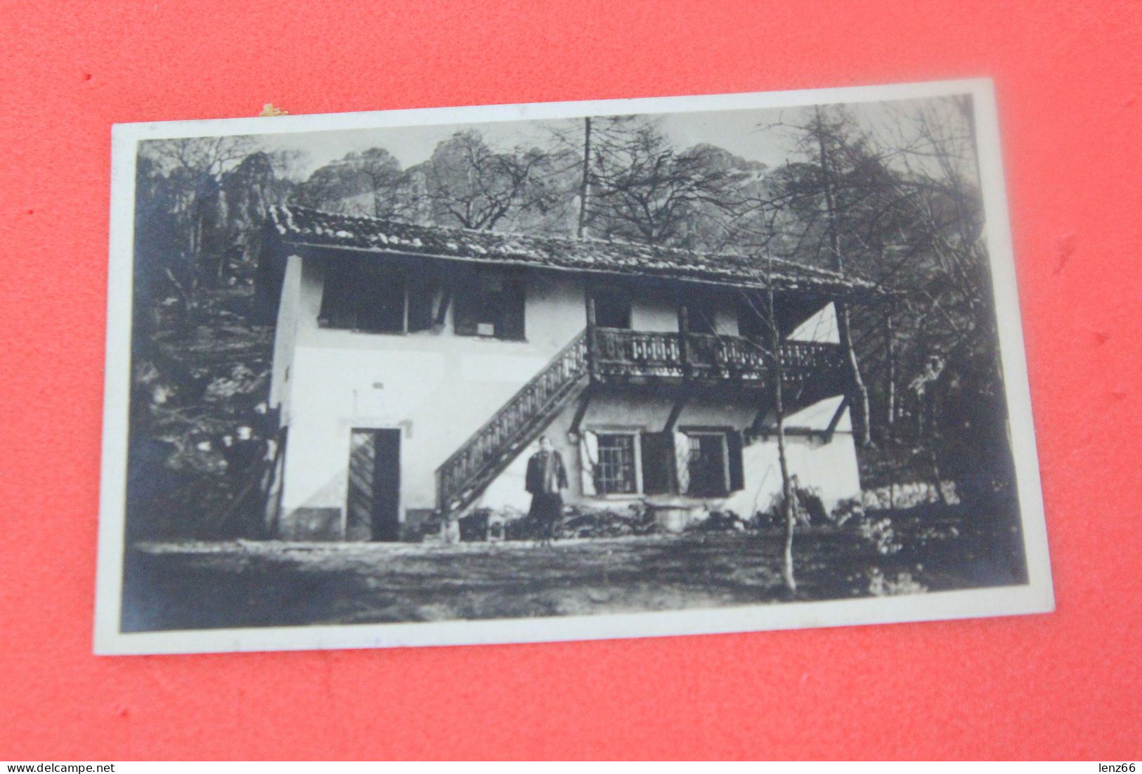 Lecco Costa Monte Resegone Rifugio Capanna Stoppani Animata 1928 + Timbro CAI - Lecco