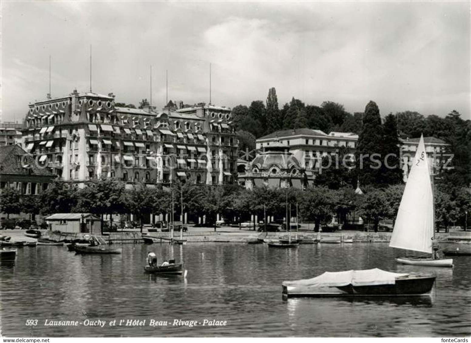 13036748 Lausanne Ouchy Hotel Eau Rivage Palace Lausanne - Sonstige & Ohne Zuordnung