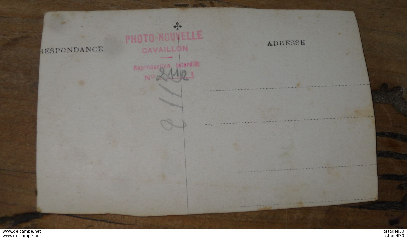 ARLESIENNE - PROVENCALE - MIREILLE : Cpa Photo Cavaillon  ........... TIR1-POS24..... PHO-A1 - Other & Unclassified