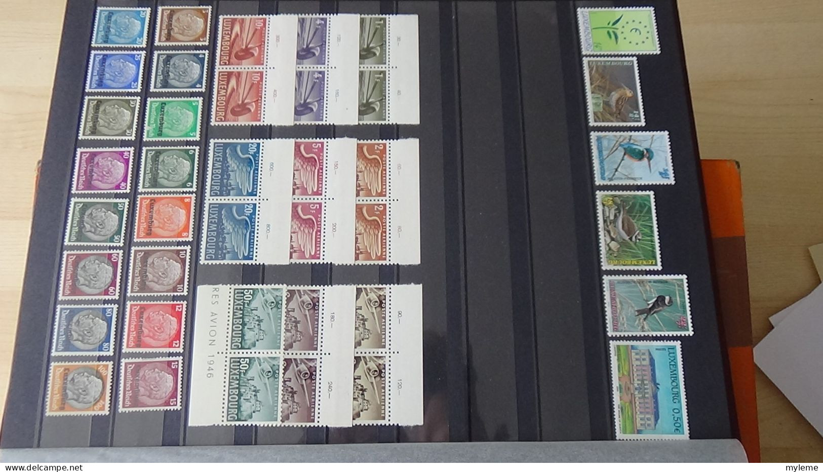 BF49 Bel ensemble de timbres de divers pays dont N° 258 + 259 + 260 ** Cote 320 euros. A saisir !!!