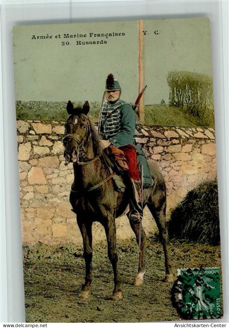 10096905 - Armee Et Marine Francaises Y. C. 20. Hussarde - Sonstige & Ohne Zuordnung